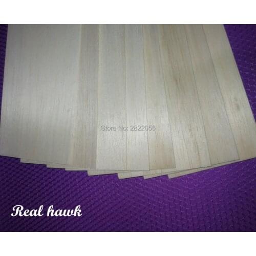 1000x100x7mm AAA+ Model Balsa wood sheets for DIY RC model wooden plane boat material