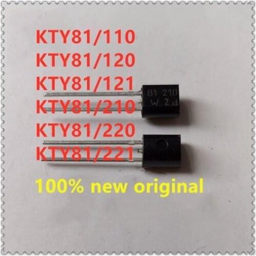 100PCS KTY81/110 KTY81/120 KTY81/121 KTY81/210 KTY81/220 KTY81/221 SOD70