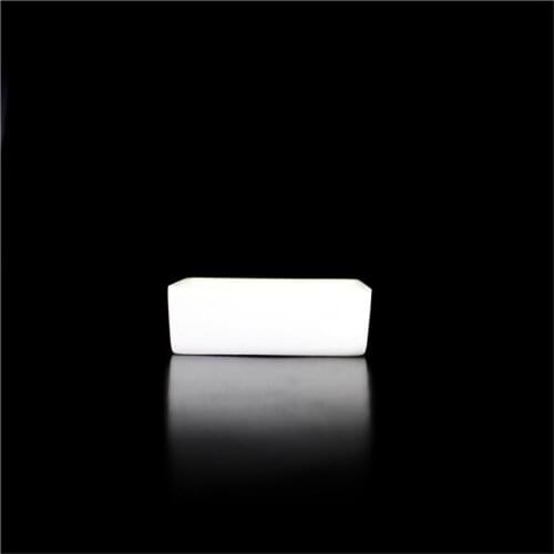 99.3% alumina crucible / 100*30*20 / Rectangular corundum crucible / Al2O3 ceramic crucible / Sintered crucible