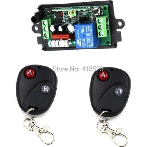 Power Supply AC 110V 220V 1 Channel Wireless Remote Control Light Switch System Toggle/ Momentary/ Latched Mode SKU: 5067