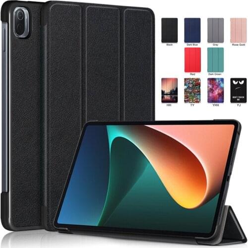 For XiaoMi mipad5 11 inch MiPad 5 Pro Tablet Protective Cover 2021 New slim Soft touch Pu Leather case Shell mipad 5 case + pen