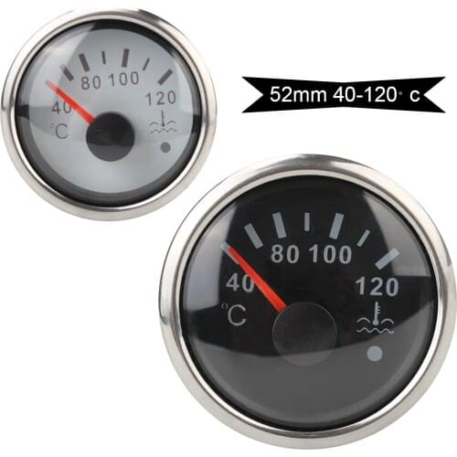 Temperature Sensor Auto Accessories Car Truck Boat Smart alert 40-120℃ Moto Meter Water Temp Gauge Waterproof Vehicle Indicator