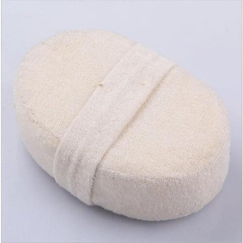 Natural Loofah Sponge Bath Ball Shower Rub Bath Shower Wash Body Pot Sponge Scrubber Durable Healthy Massage Brush