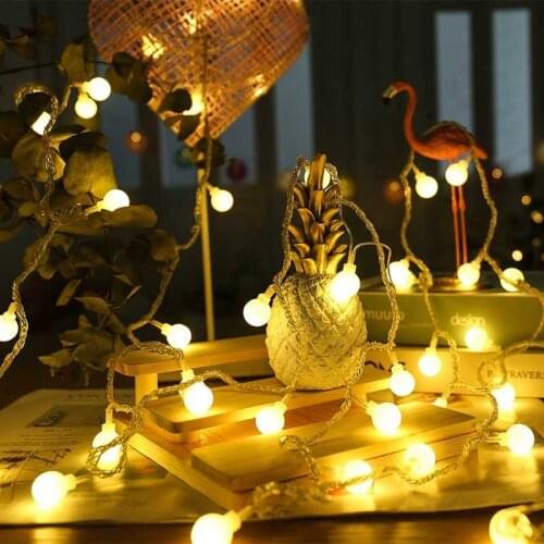 3M Fairy Garland LED Ball String Lights Wedding Festival Party Home Indoor Light String Supply Christmas Tree Hanging Decoration