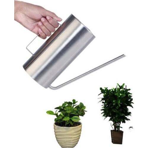 Stainless steel watering flower kettle long mouth watering pot gardening tools artifact watering kettle
