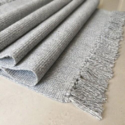 Cotton Blending Fiber Carpets Decorative Area Rugs For Living Room/Bedroom Entrance Doormat Bedside Rugs Washable Mats