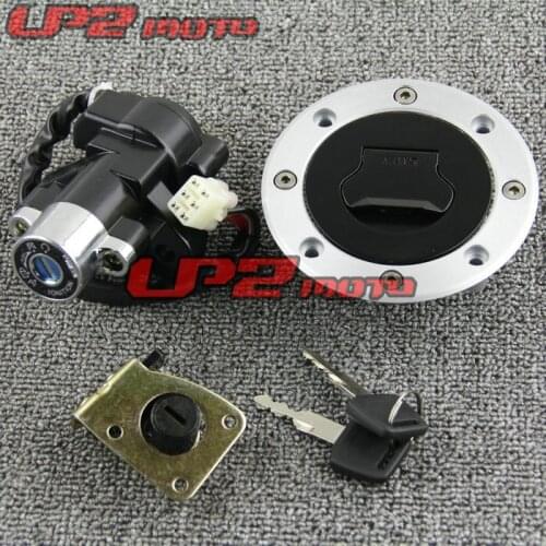 For Suzuki GSXR600 GSXR750 all car lock fuel tank cover Ignition Switch Lock Key Gas Tank Cap Cover
