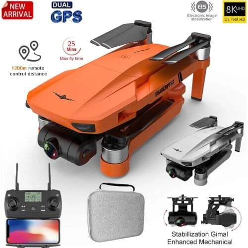 TYRC KF102 GPS Drone 6K HD Camera 2-Axis Gimbal Professional Anti-Shake Aerial Photography Brushless Foldable Quadcopter 1.2km