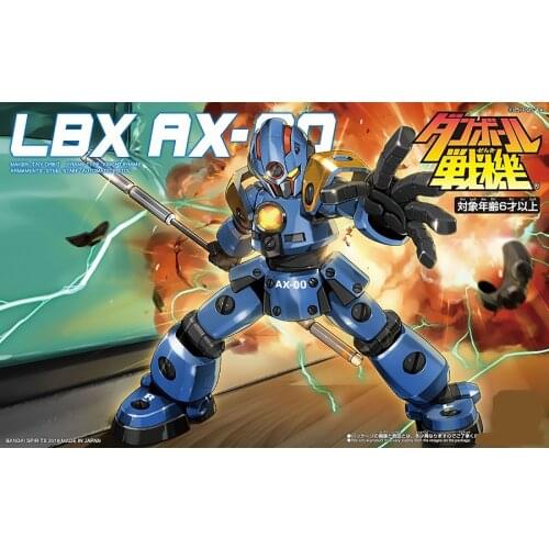 Carton Fighter Jet Warplane WARS LBX AX-00 Achilles Model Childrens Robot, Animation Toys