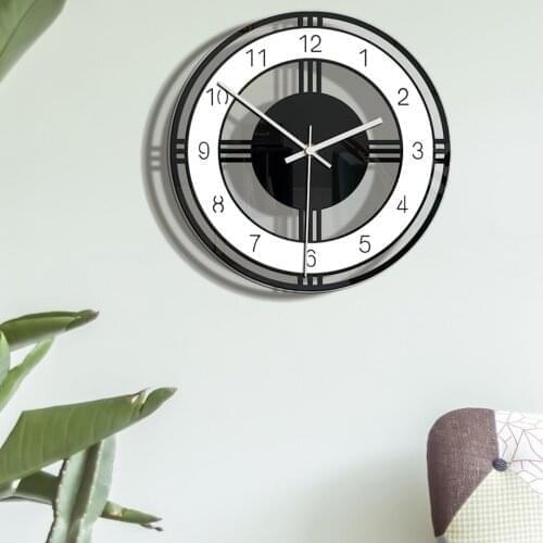 Black 3D DIY Creative Walls Clocks Home decoration big wall clock modern design large decorative wall clocks watch wall unique