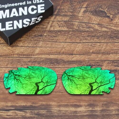 ToughAsNails Polarized Replacement Lenses for Oakley Jawbone Vented Sunglasses Green Mirrored Color (Lens Only)
