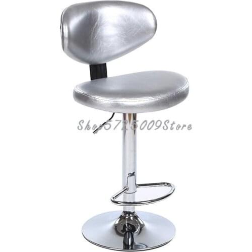 Simple Bar Chair Lift Chair High Stool Rotating Bar Chair Bar Stool Front Desk Bar Stool European Style Mobile Phone Shop Chair