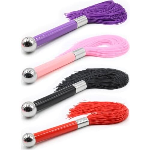 Silicone Spanking BDSM Whips Couples Adult Game Slave Bondage Restraints Sex Torture Whip Fetish Flogger Sex Toys for Women Men