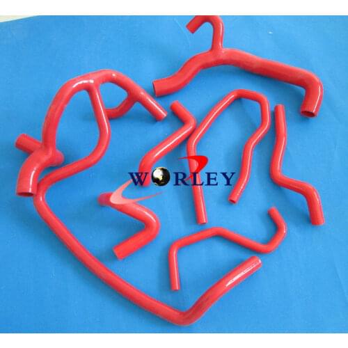 FOR Renault Clio MK1 16S/1.8L/2.0L 16V F7 engine 1991-1998 silicone hose RED
