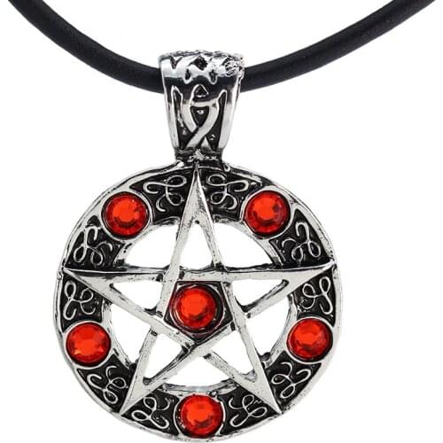 Supernatural Pentagram Star Choker Necklace Jewelry Necklace Man Pendant Necklace