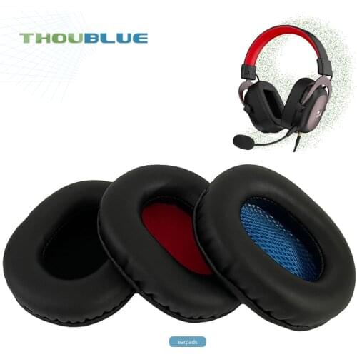 THOUBLUE Replacement Ear Pad For Redragon H510 Zeus Earphone Memory Foam Cover Earpads Headphone Earmuffs Sleeve