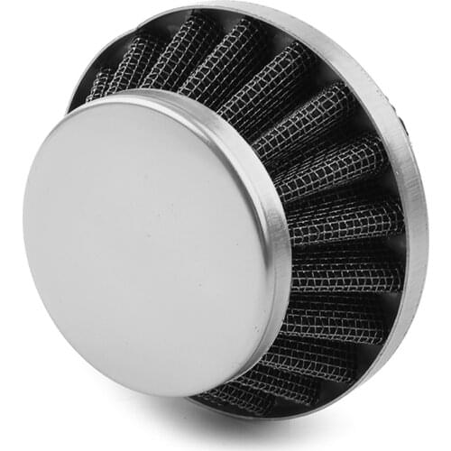 1x 35mm Air Filter Chromed Pod Cleaner Head Filters for Motorcycle 50cc 70cc 90cc 110cc Pit Dirt Bike ATV Quad Scooter Buggy