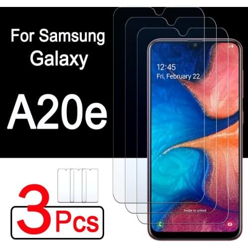 3PCS Tempered Glass For Samsung a20e Protect Phone Film Glass a 20e 20 e Screen Protector On For samsumg samsyng