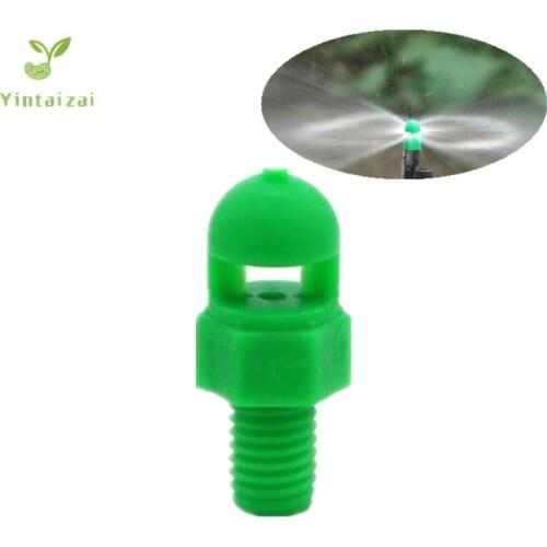 100pcs Refraction Spinkler 5mm Screw Connector Misting Sprinkler For Garden Watering Micro Irrigation Fittings