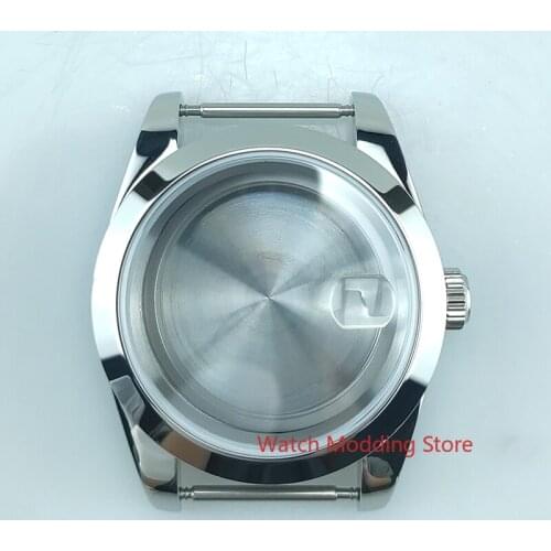 10ATM WR 39mm Air King Style Watch Case Solid SS Sapphire Crystal Set For ETA2836 Miyota8215 DG2813 Seagull2836 Mov't
