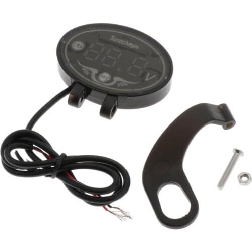 DC12V IP67 Waterproof Voltmeter Gauge LED Panel For Motorcycle