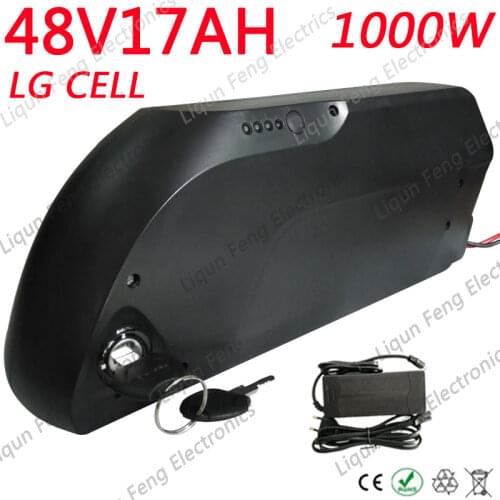 36V 48V Electric Bike Battery Pack 48V 13AH 17AH 36V 14AH 17AH 20AH Use LG Cell For Front Rear Hub / Mid Drive Bicycle Motor Kit