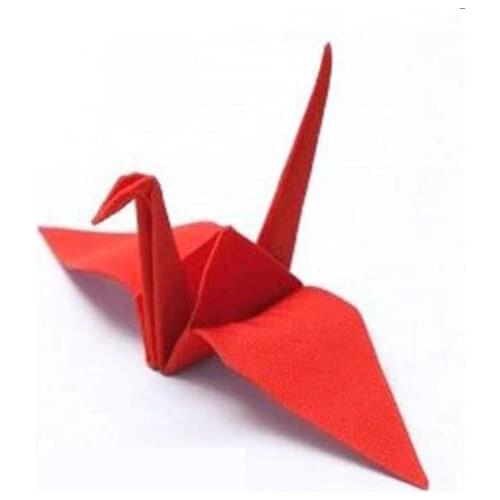 Free Shipping Origamagic (Origami Magic) - Crane,Red Magic Tricks,Stage Magic,Mentalism,Illusion,Easy To Do,Comedy,Street