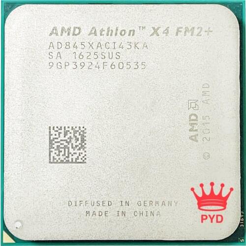 AMD Athlon X4 845 3.5 GHz 65W Quad-Core CPU Processor AD845XACI43KA Socket FM2
