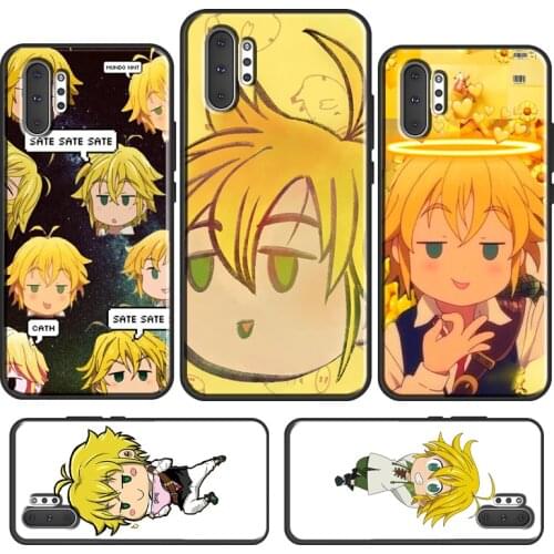 Chibi Meliodas Seven Deadly Sins For Samsung Galaxy S21 Ultra S20 FE S10 Plus S8 S9 S10E Phone Case For Note 20 10 9 Cover