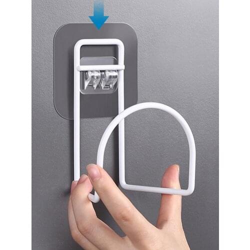 Helmet Holder Hook Rack Storage Wall Display Hanger Moto Helmet Holder Punch-free Wall-mounted Sleek Helmet Storage Rack