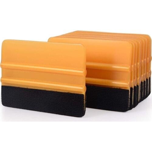 EHDIS 10pcs Vinyl Car Wrap Fabric Felt Squeegee Scraper Auto Window Tint Carbon Fiber Vinyl Wrapping Tools Car Stickers Styling