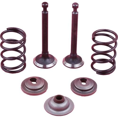 Retainer Stem Seal Intake Exhaust Valve Spring Set Fit Honda GX25 HHT25S GX 25 25CC Engine Trimmer Brush Cutter Part