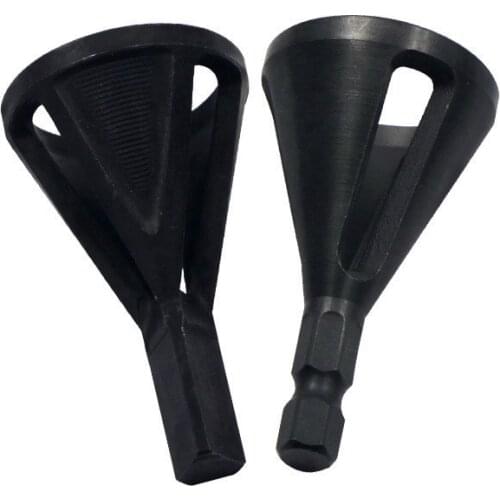 1PC New Hot Sale Durable Hex Shank Stainless Steel Remove Burr Tools for Drill Bit Wood Drilling Deburring External Chamfer Tool