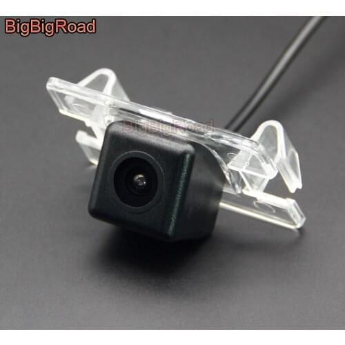 BigBigRoad Car Rear View CCD Parking Backup Camera For Mitsubishi Galant 2009 2010 2011 2012 Night Vision Waterproof