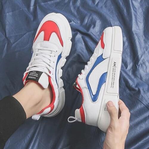 Mens Shoes Fashion Tide Shoes 2021 New White Shoes Breathable Non-slip Wild Casual Shoes Men Outdoor Sports Shoes