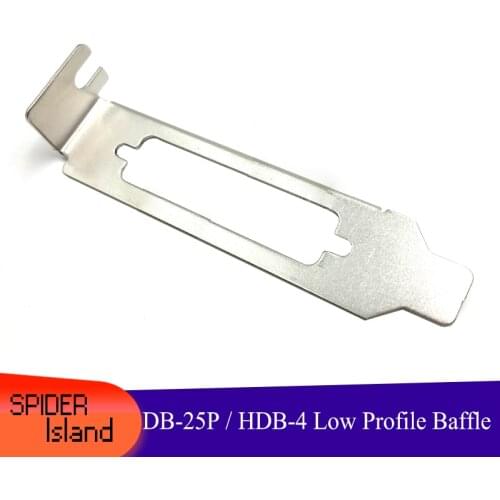 PCI Graphic Card Baffle Chassis DB-25P / HDB 44Pin DB25 Connector Baffle Low Profile 8MM Baffles Bracket