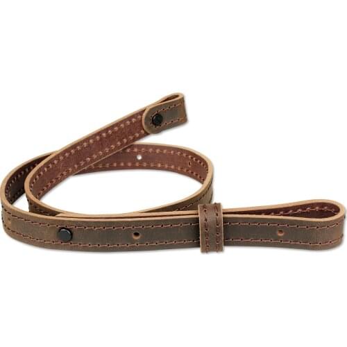 Kosibate Tactical Genuine Leather Gun Shoulder Strap Outdoor Rifle Sling With Metal Buckle Gun Belt Hunting Gun Accessories