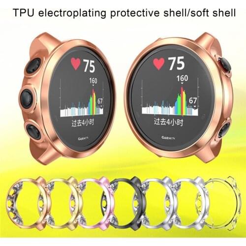 Anti-falling TPU Watch Case Protective Cover for Garmin Forer-unner 245/245M Watch Case Protective Cover for Garmin Forer-unner
