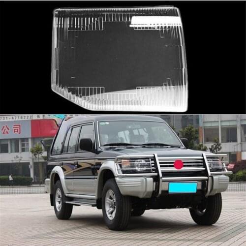 For Mitsubishi Cheetah Pajero V31 V32 V33 headlight transparent glass cover head lamp shell mask