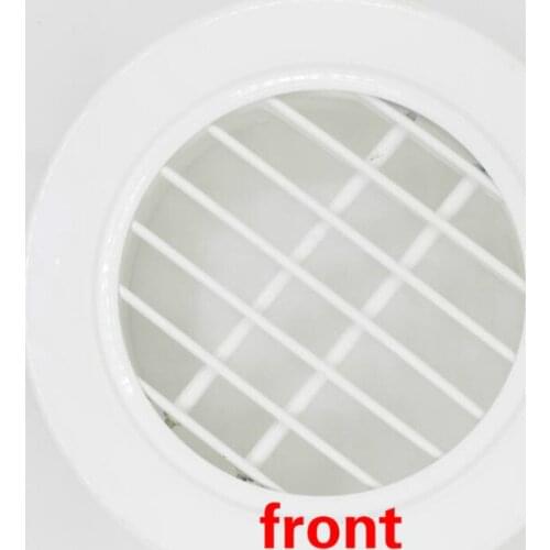 100-250mm aluminum alloy Air Vent Grill Cover round Single layer louver windproof/rainproof louver