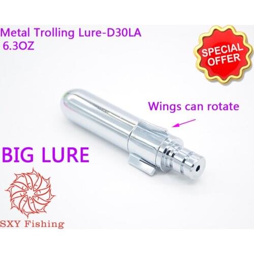 SXY Fishing D30LA Metal copper head Bait Trolling Bait wire bait Deep sea bait Metal Sea Fishing Bait Artificial