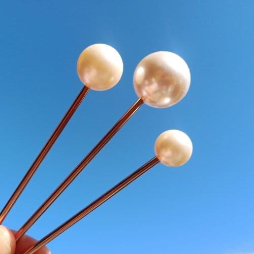 New Simple Pearl Bridal Hairpins Headpiece For Women Prom Hair Sticks Wedding Bride Hair Jewelry Accessories