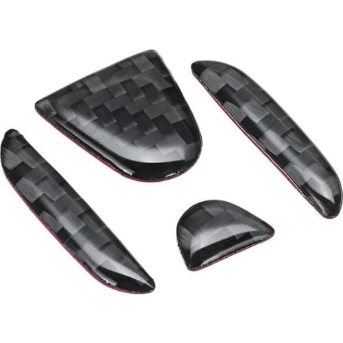 Carbon Fibre Steering Wheel Badge Emblem Cover Sticker for Honda Civic Accord Fit CRV CR-V 2016