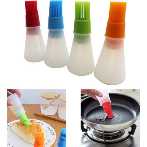 1pcs Kitchen Accessories Tools Silicone Oil Brush Kitchen Tools Basting Brushes Cake Butter Bread Pastry Brush Kitchen Gadgets