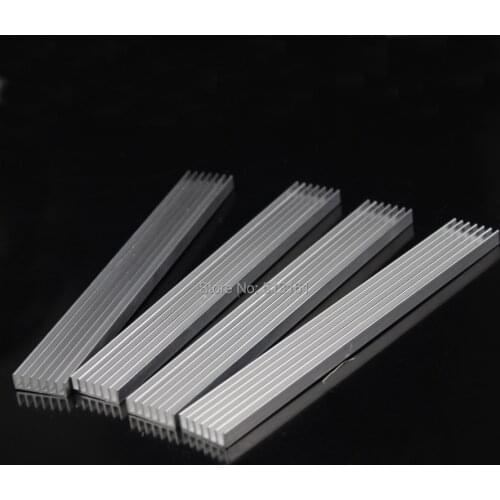 10pcs/lot 150x20x5mm DIY Cooler Aluminum Heatsink Heat Sink Chip for IC LED Power Transistor 150mm
