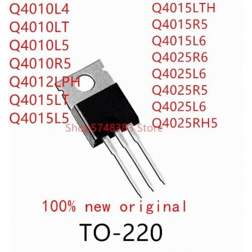 10PCS Q4010L4 Q4010LT Q4010L5 Q4010R5 Q4012LPH Q4015LT Q4015L5 Q4015LTH Q4015R5 Q4015L6 Q4025R6 Q4025L6 Q4025R5 Q4025L6 Q4025RH5