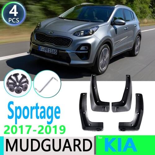 For KIA Sportage QL 2017 2018 2019 4PCS Front Rear Car Fender Mudguard Mud Flaps Guard Splash Flap Car Accessories