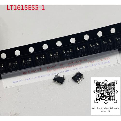 [5pcs-10pcs]100%Original: LT1615ES5-1#TRMPBF LT1615ES5-1#TRPBF LT1615ES5-1#TR LT1615ES5-1 LTKH - IC REG BST SEPIC ADJ TSOT23-5