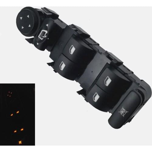 Car Left Side Cab Electric Master Window Mirror Switch Panel 6554.HA 9651464577 Car Accessories for Citroen C4 2004-2011