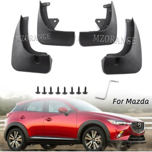 Mud Flaps for Mazda CX-3 2016~2019 Front Rear Mudflap CX3 CX 3 Fender Mudguard Guard Splash Flap Mudguards Accessories 2017 2018